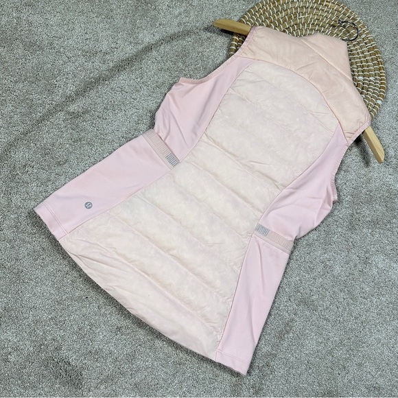 Lululemon Women’s Goose Down Feathers for It All Vest Full Zip in Pink Mist 6 - Picture 5 of 16